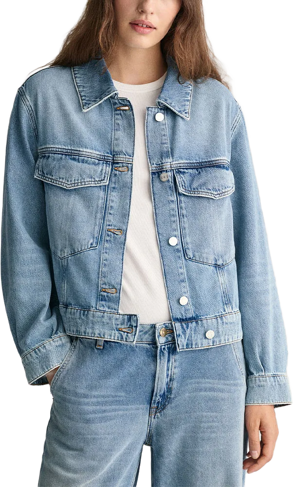 CROPPED DENIM JACKET