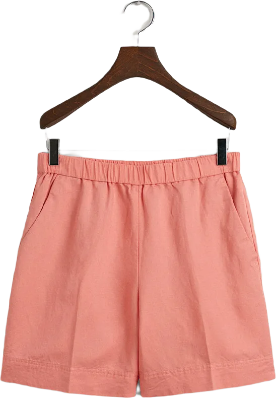 REL LINEN BLEND PULL ON SHORTS