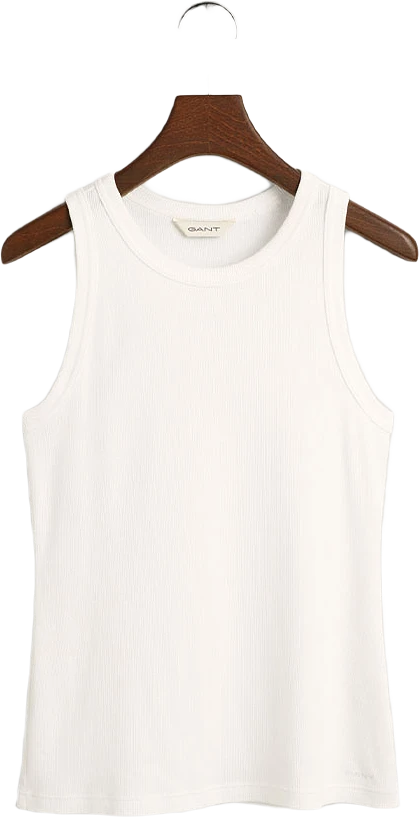 HIGH NECK RIB TANK TOP