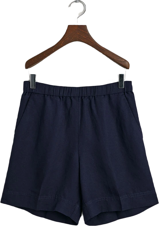 REL LINEN BLEND PULL ON SHORTS