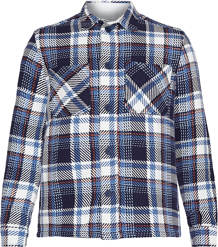 Checked overshirt