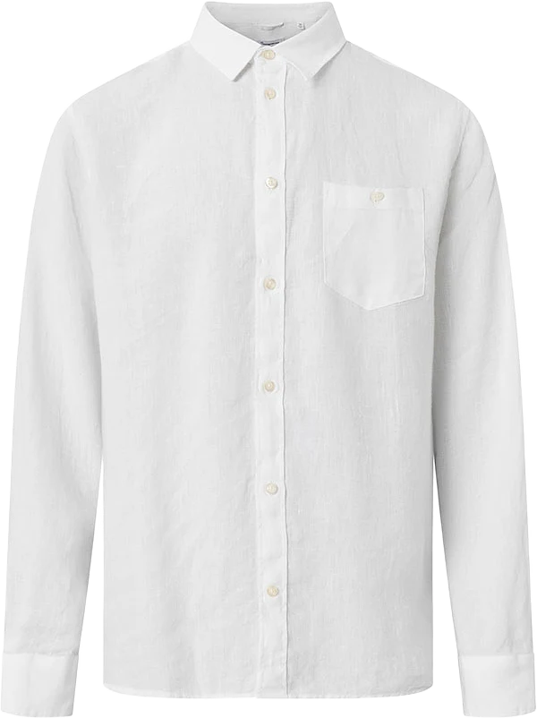 Regular linen shirt