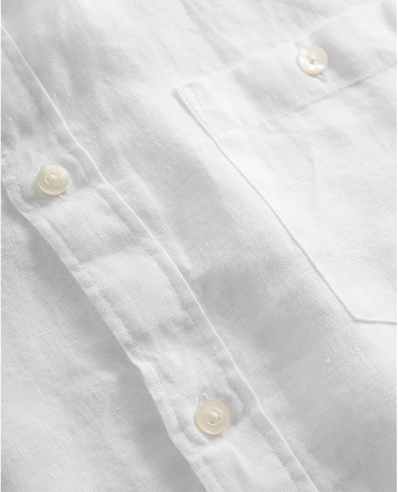 Regular linen shirt