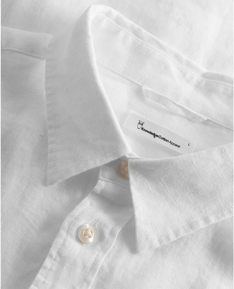 Regular linen shirt