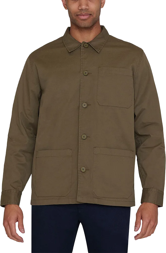 Twill overshirt