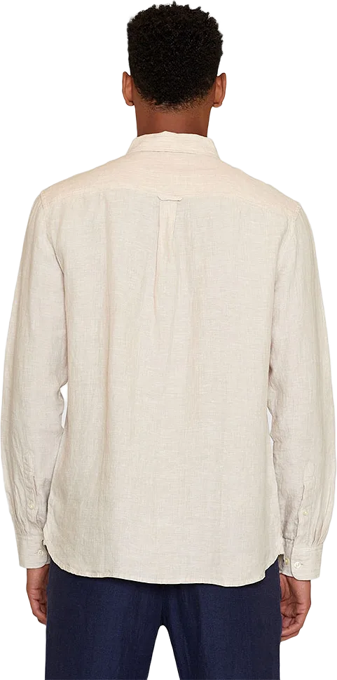 Regular linen shirt