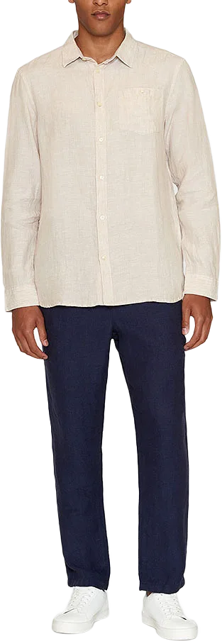 Regular linen shirt