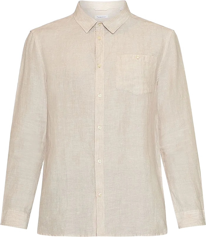 Regular linen shirt
