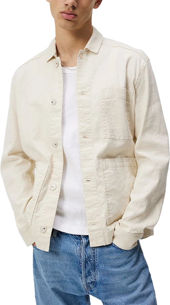 Errol Linen workwear overshirt