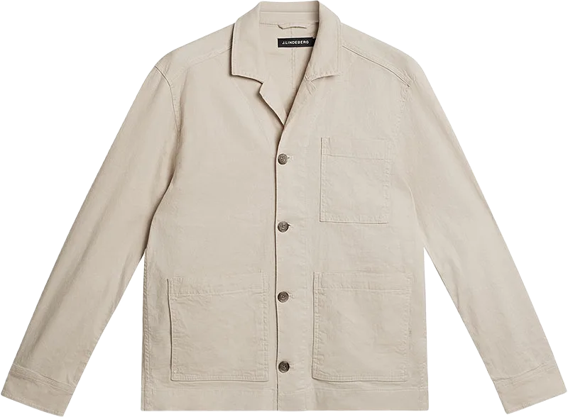 Errol Linen workwear overshirt