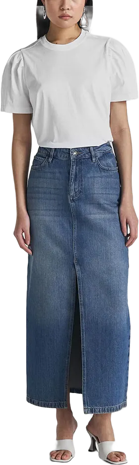 Hattie Rigid Denim Skirt