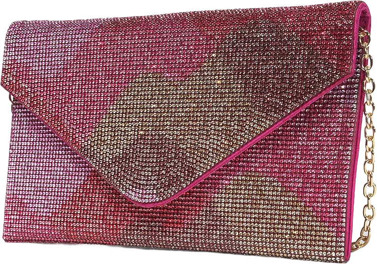 Mosaic Envelope Bag Pink