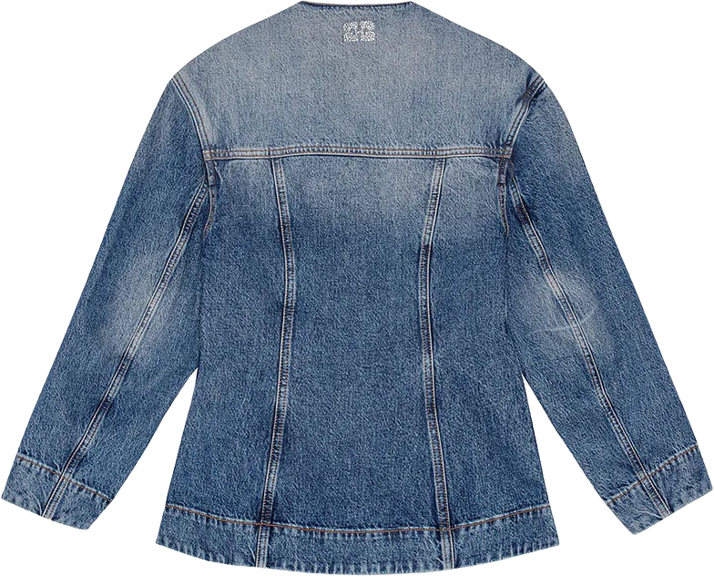 Sparkle Logo Denim Jacket