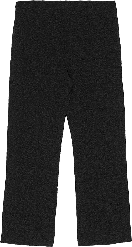 Textured Suiting Cropped Pants