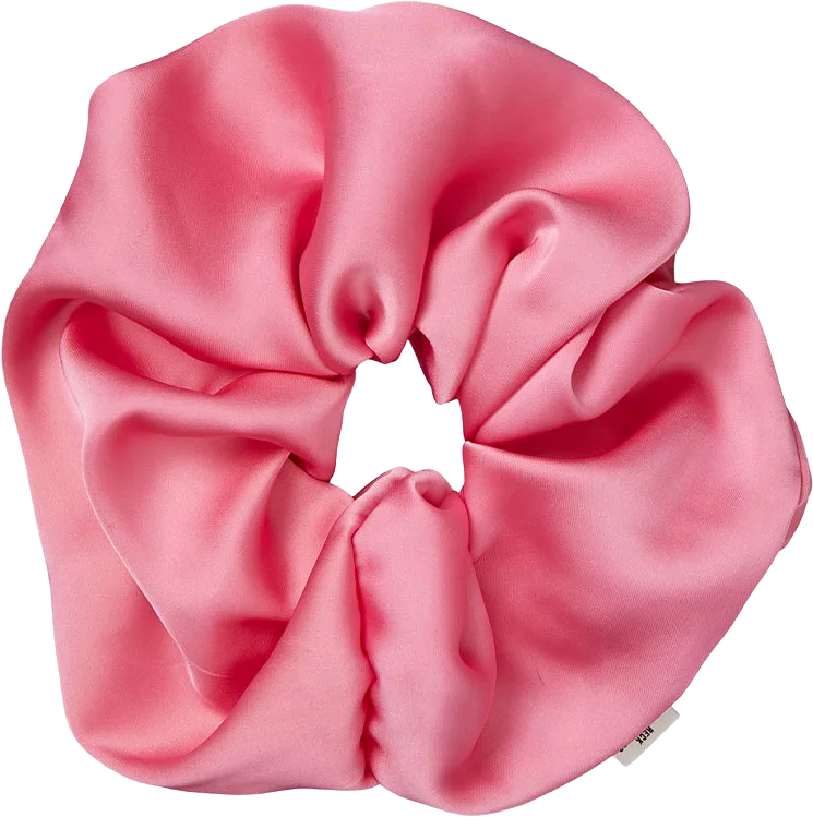 Solid Thick Satin Scrunchie