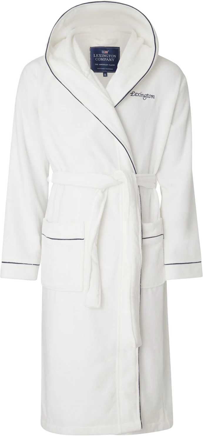 Quinn Cotton Velour Unisex Hoodie Robe