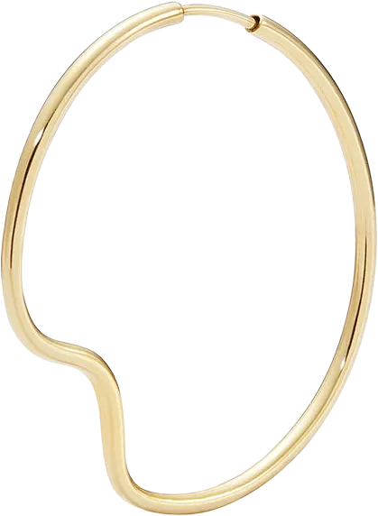 Copenhagen 35 Hoop Goldplated Silver