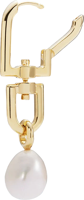 Trianglen Earring Goldplated Silver