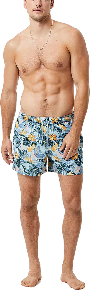 Borg Print Swim Shorts