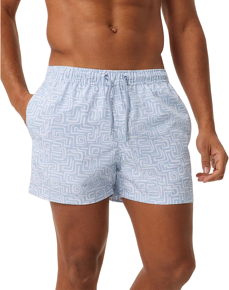 Borg Print Swim Shorts