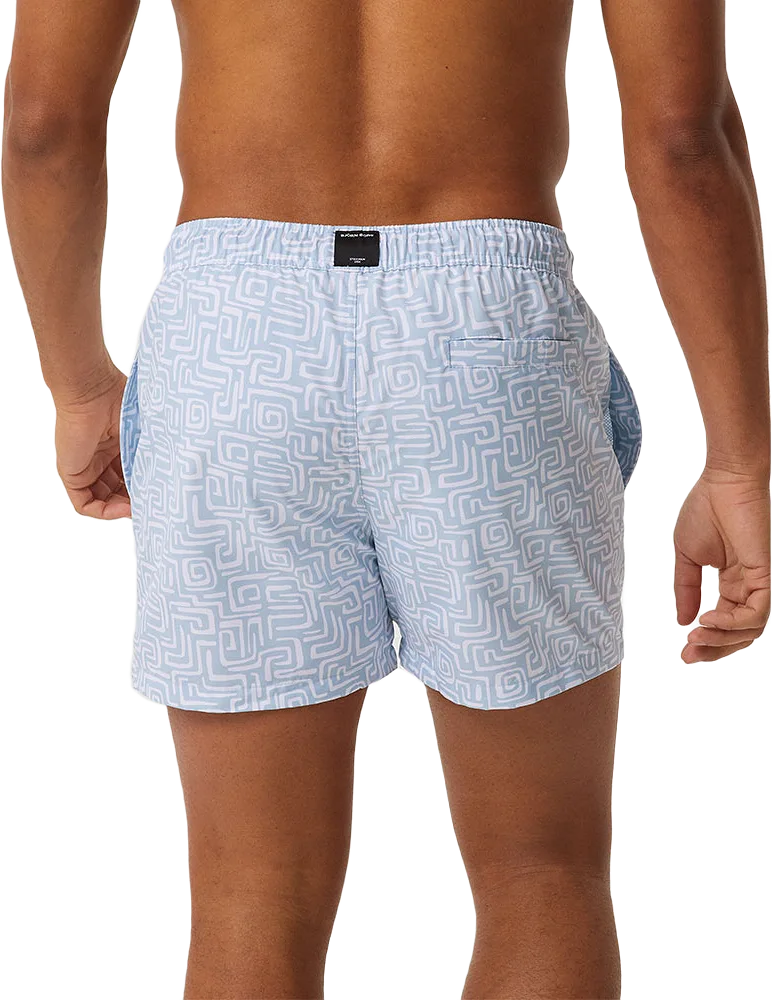 Borg Print Swim Shorts