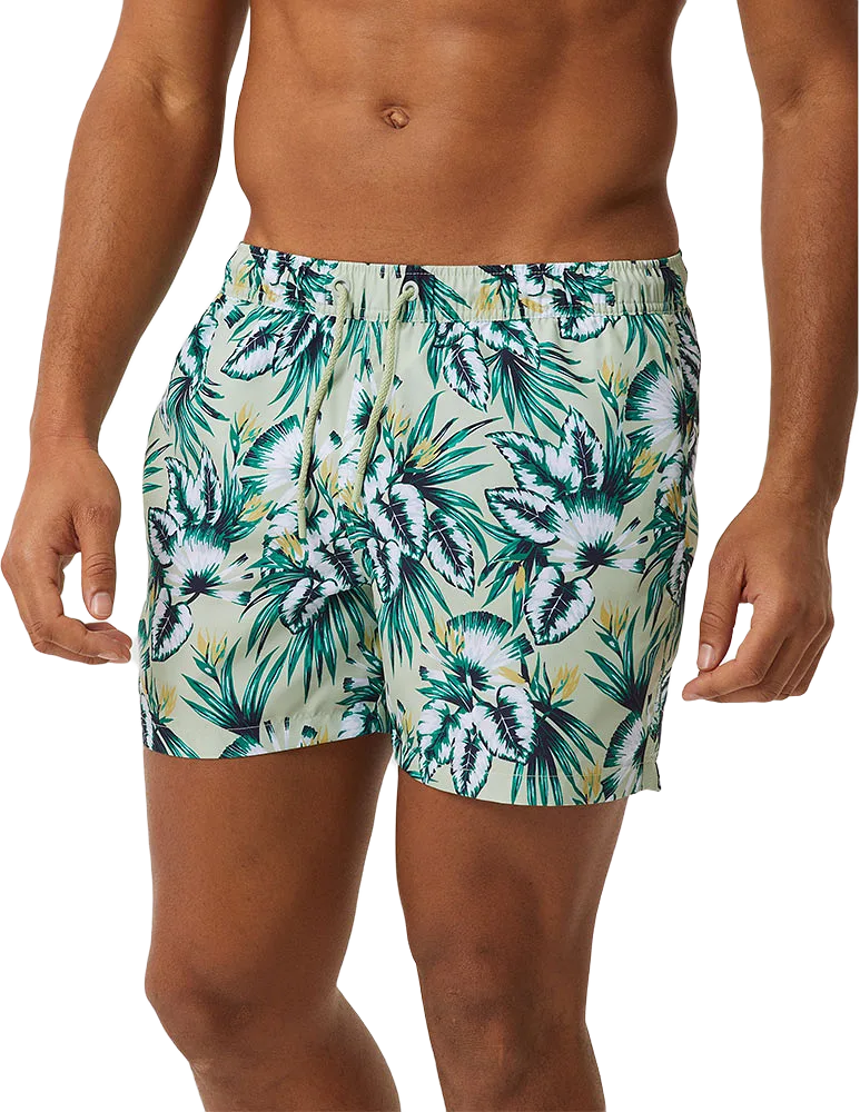 Borg Print Swim Shorts