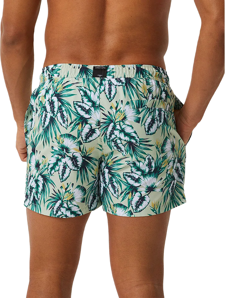 Borg Print Swim Shorts