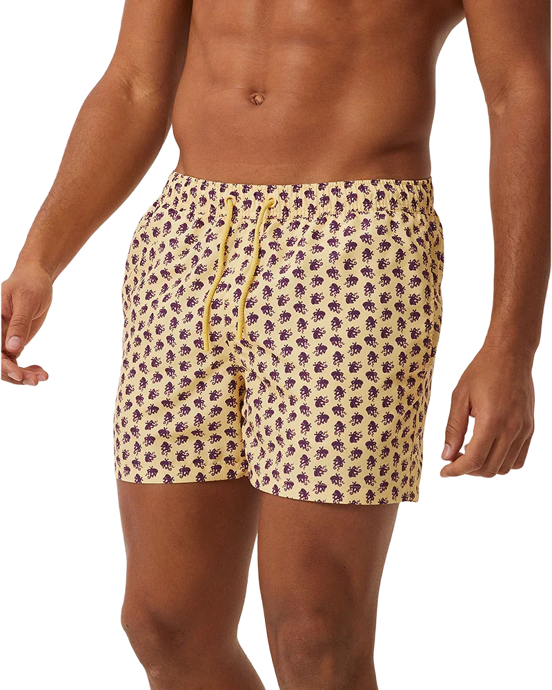 Borg Print Swim Shorts