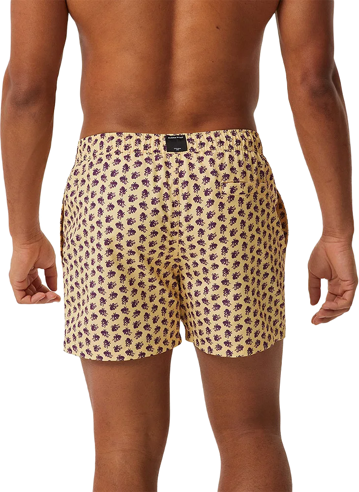 Borg Print Swim Shorts