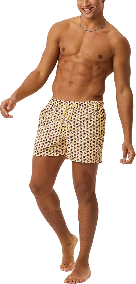 Borg Print Swim Shorts