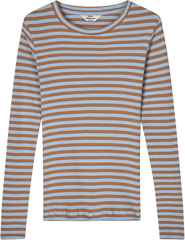 2x2 Cotton Stripe Tee LS