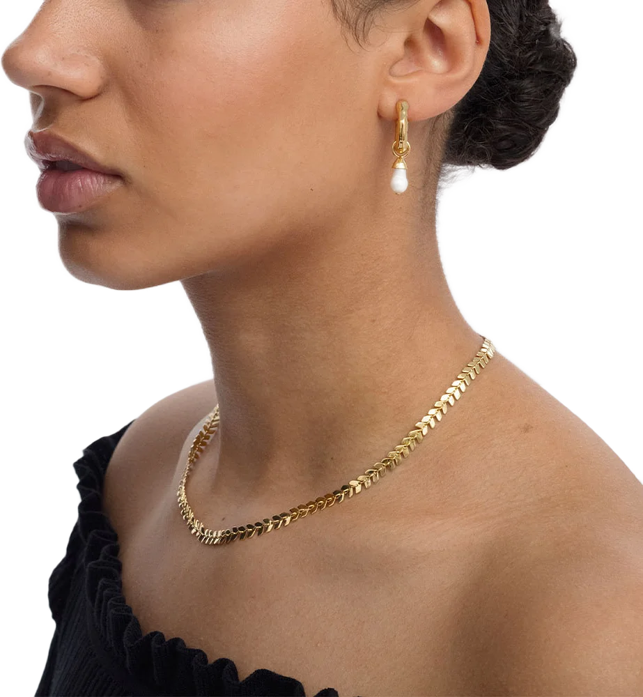 Mary Short Single Earring Gold