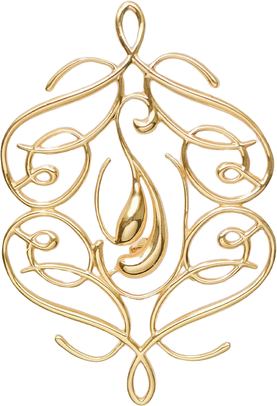 Ophelia Brooche Gold