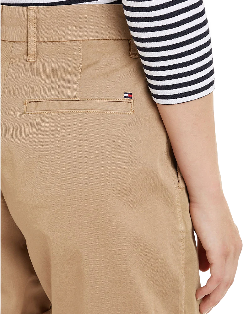 COTTON BLEND CHINO SHORTS