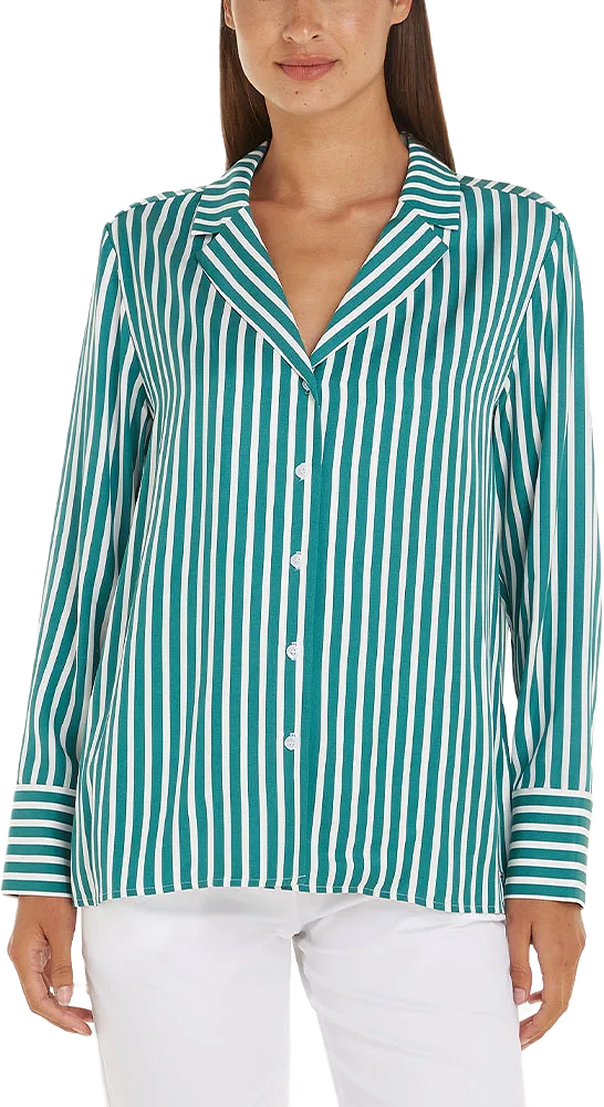 FLUID STRIPE LONG-SLEEVED SHIRT