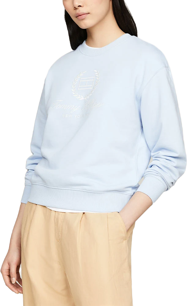 Reg Flag Script Crew Neck Sweatshirt