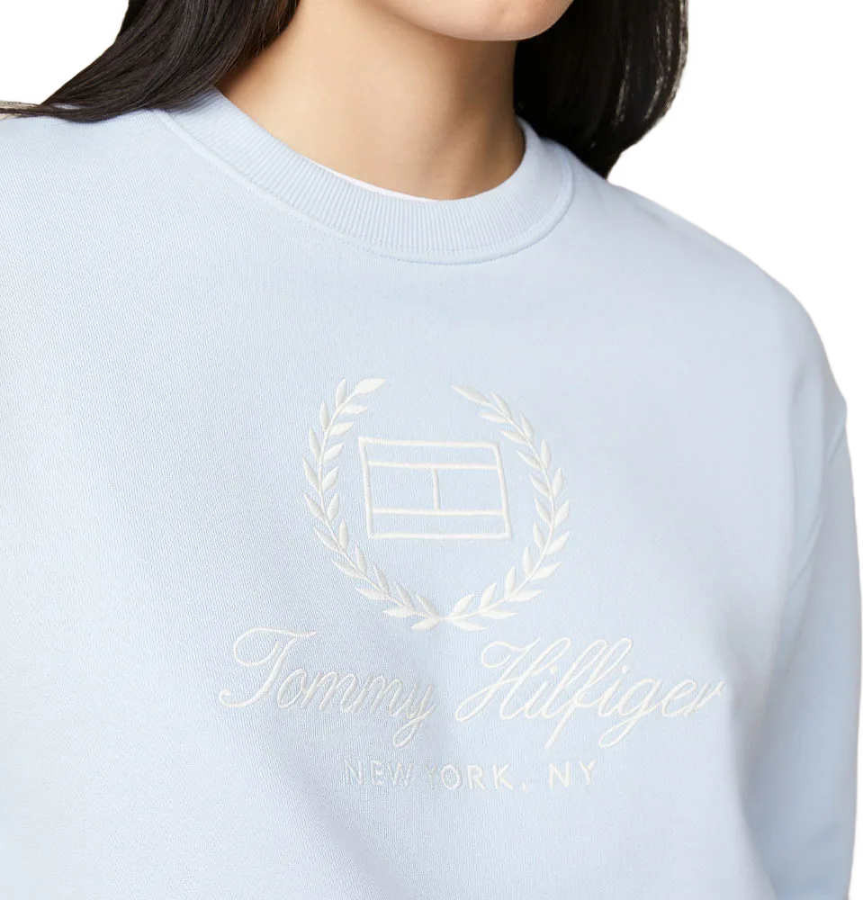 Reg Flag Script Crew Neck Sweatshirt