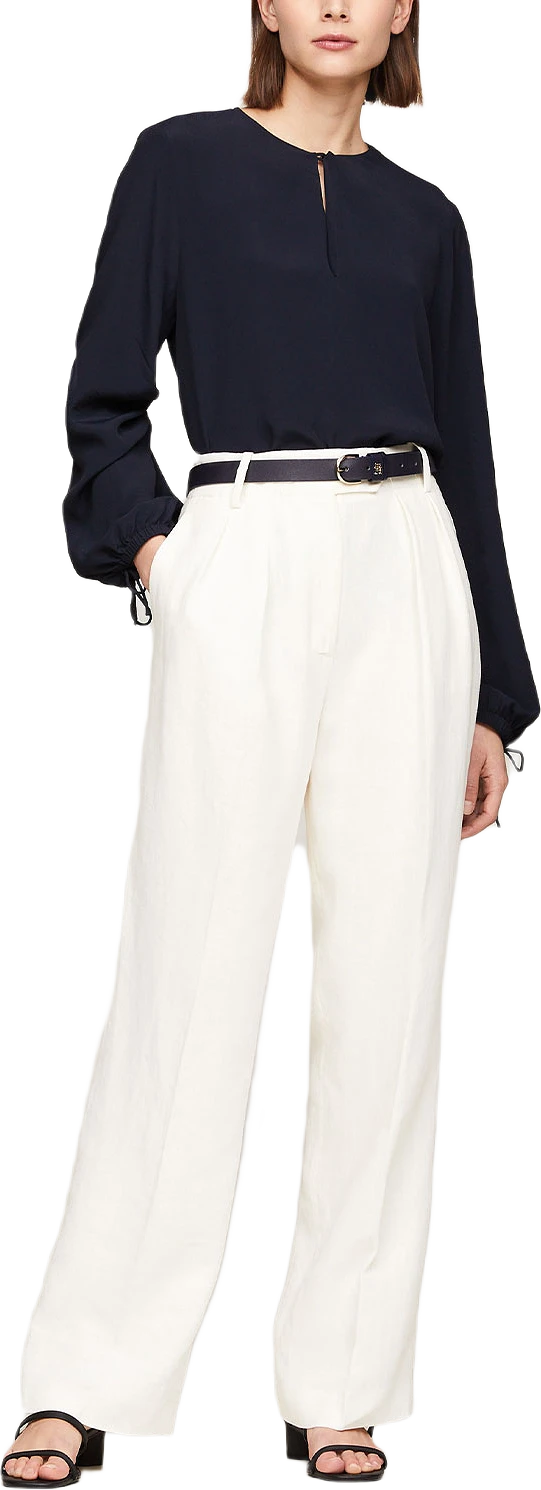 Elevated Linen Relaxed Straight Pants