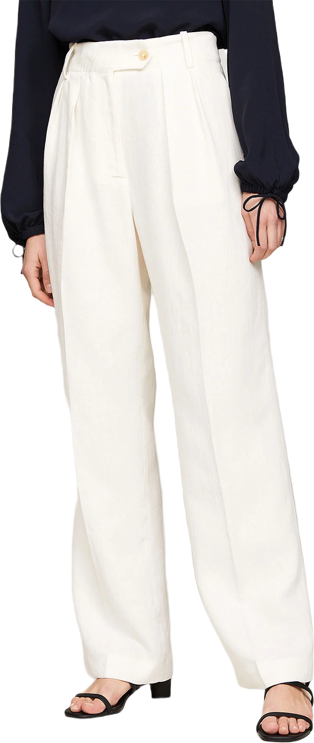 Elevated Linen Relaxed Straight Pants