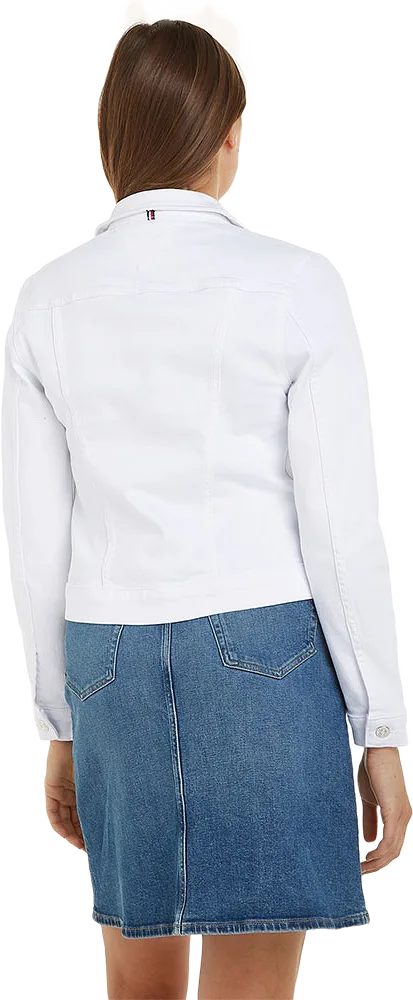 DENIM SLIM WHITE JACKET