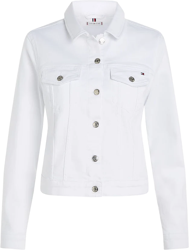 DENIM SLIM WHITE JACKET