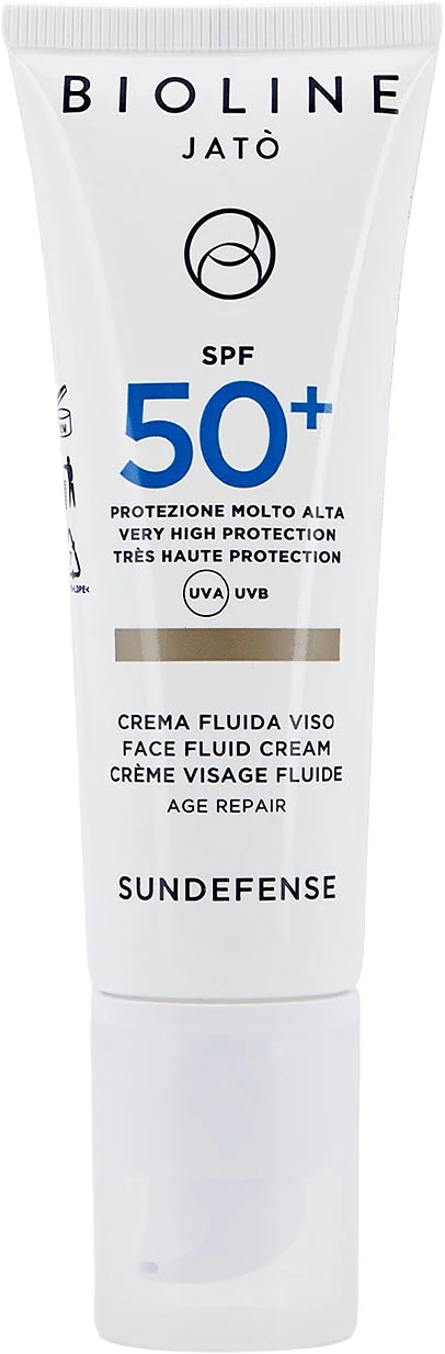 SPF 50+ Very High Protection Face Fluid Cream Age Repair