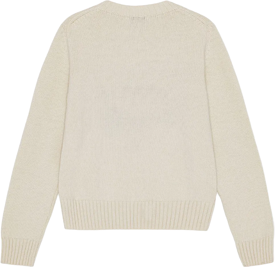 Graphic Soft Wool Mix O-Neck Jumper