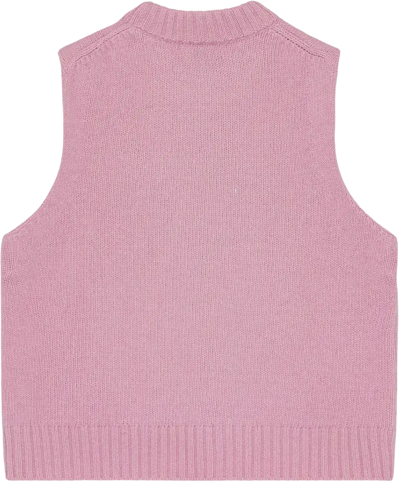 Graphic Wool Mix Vest