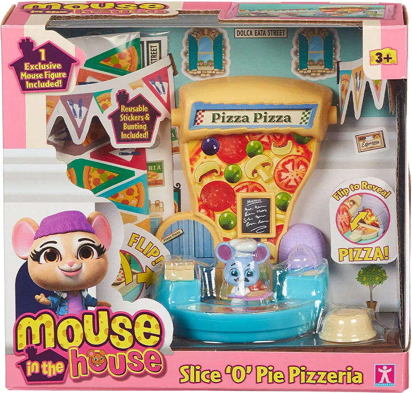 MOUSE IN THE HOUSE SLICE O PIE PIZZA SET