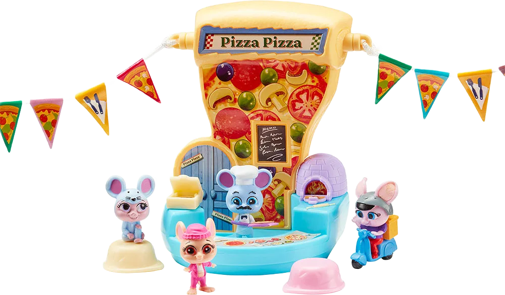 MOUSE IN THE HOUSE SLICE O PIE PIZZA SET