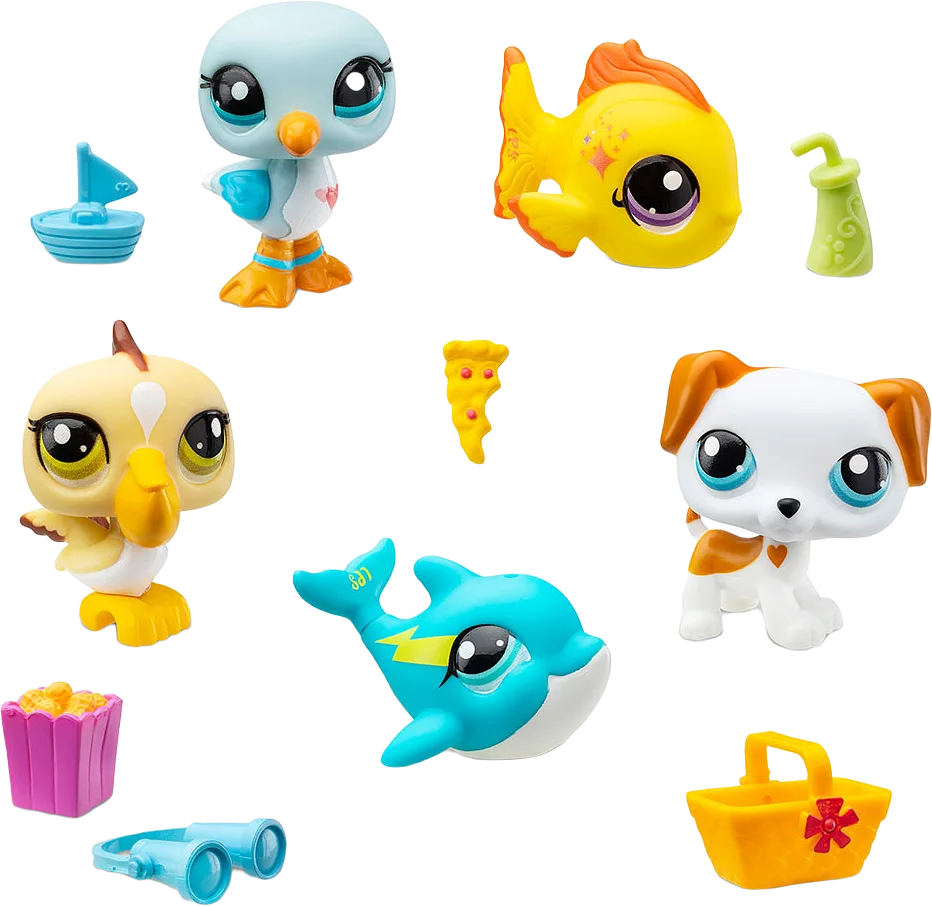 LITTLEST PET SHOP BEACH BESTIES COLLECTORS 5 PK