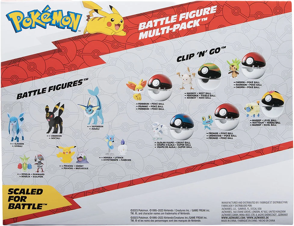 POKEMON BATTLE FIGURE 6 PK