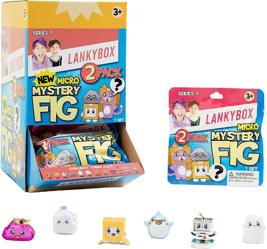 LANKYBOX MYSTERY FIGURES 2 PACK ASS CDU