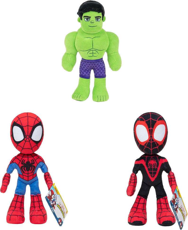 SPIDEY PLUSH 20 CM W2 ASS CDU